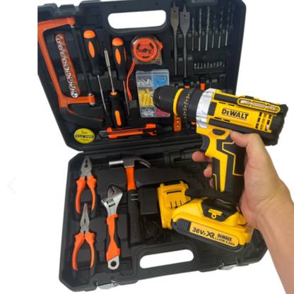 kit  de herramienta mas taladro dewalt