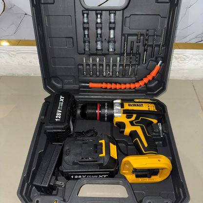 taladro dewalt 128v  2 baterias